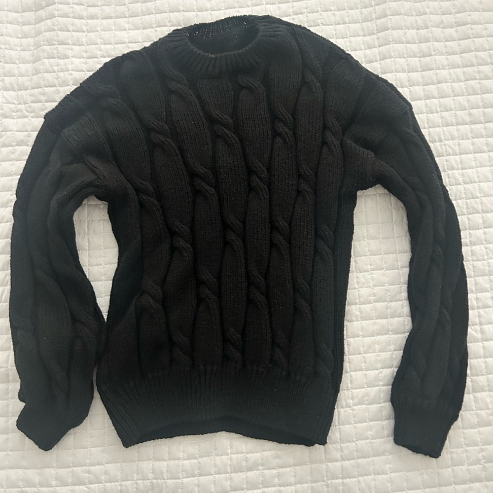 Black sweater